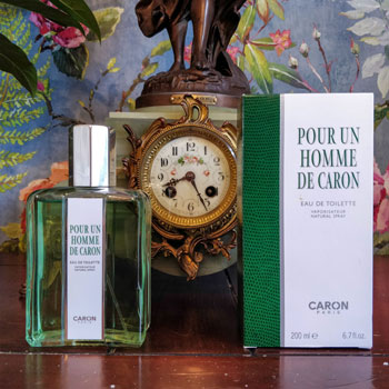 Pour Un Homme de Caron Cologne & Packaging & Clock