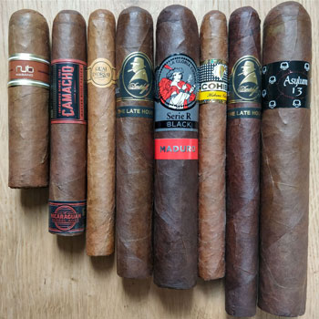 Row Of Different Cigar Sizes