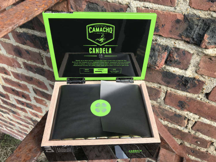 Shamrock Motifs On Cigar Box