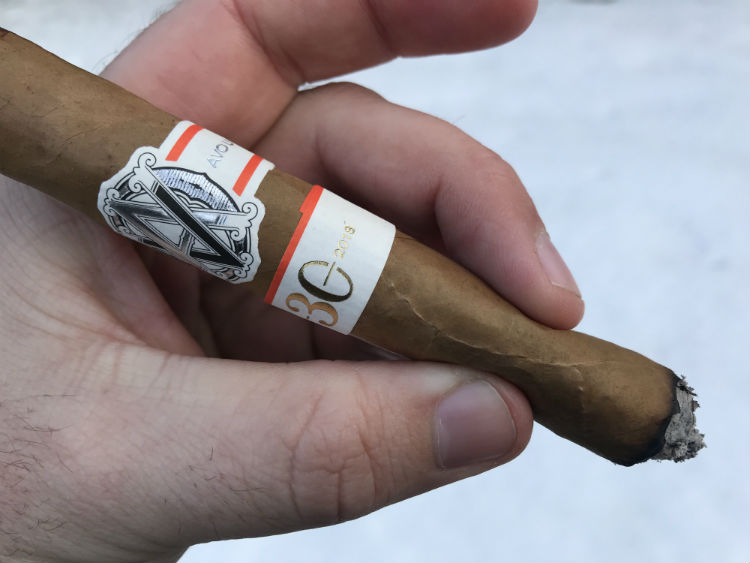 Soft spot in middle third of Avo 30th cigar