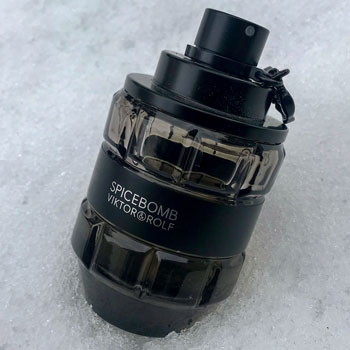 Spice Bomb Bottle In The Snow