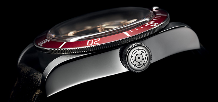 TUDOR Black Bay Watch Crown Visible