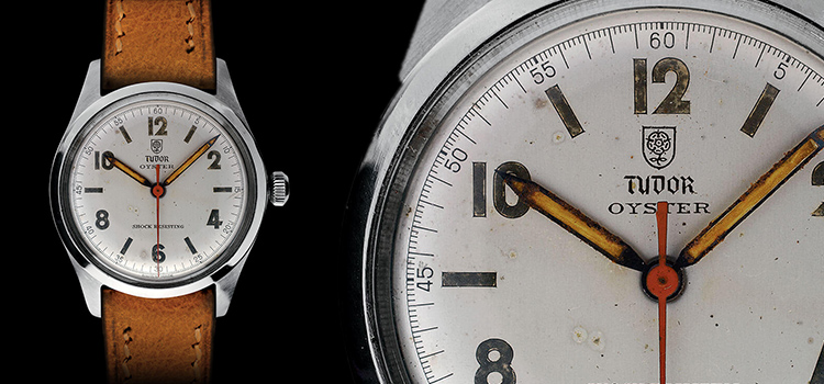 Tudor Watches Rose Shield Logo On Oyster