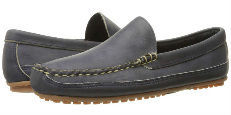 Allen Edmonds Interstate 90 Navy Leather Venetian Shoe