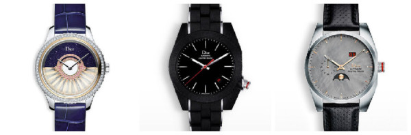 Dior Watch Examples Collage