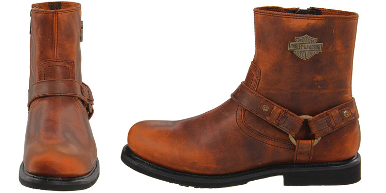 Harley Davidson Scout Leather Motorcycle Boots