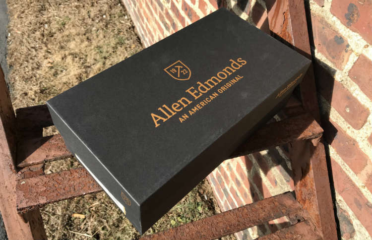 Allen Edmonds Shoe Box On Stairs