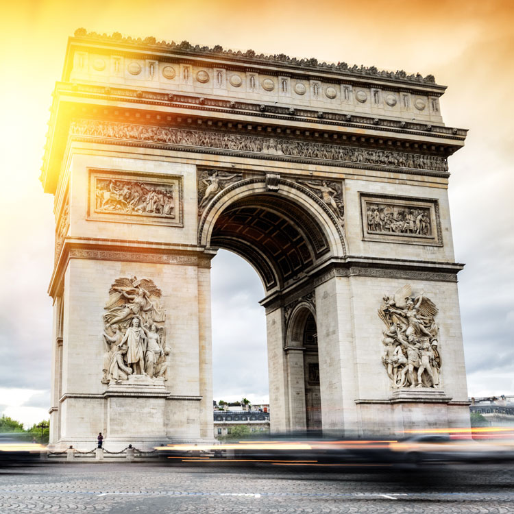 Arc de Triomphe Sunset