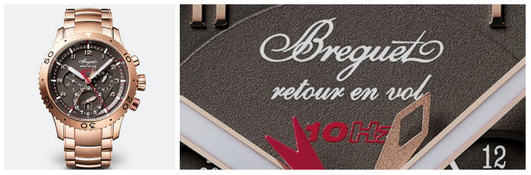 Breguet Type XX Dial Inscription