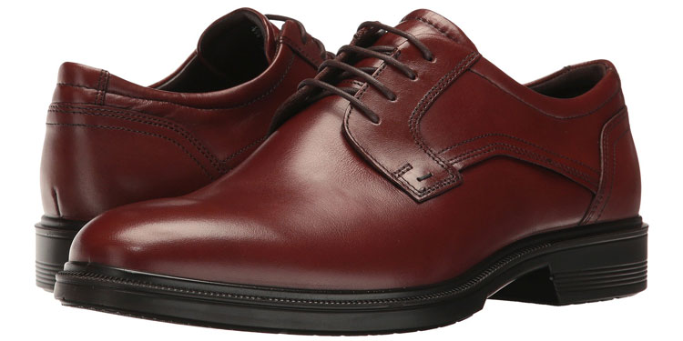 Ecco Lisbon Plain Toe Tie Shoe