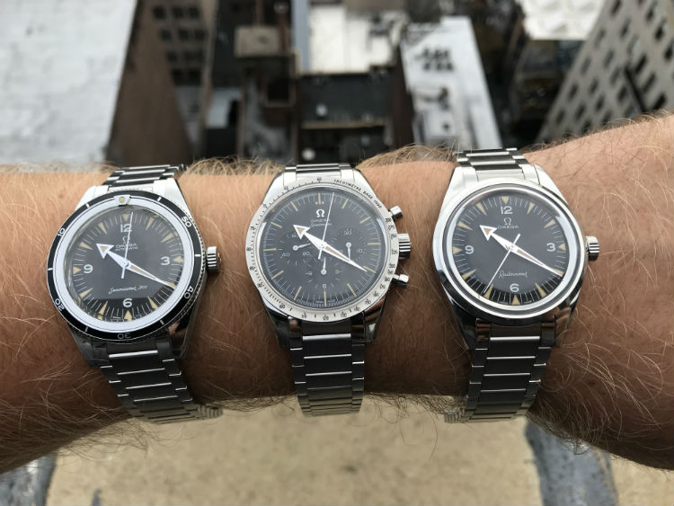 Omega 1957 Trilogy Watches On The Wrist