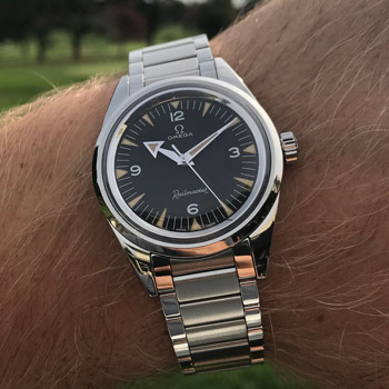 Omega Railmaster 1957 Watch On The Wrist