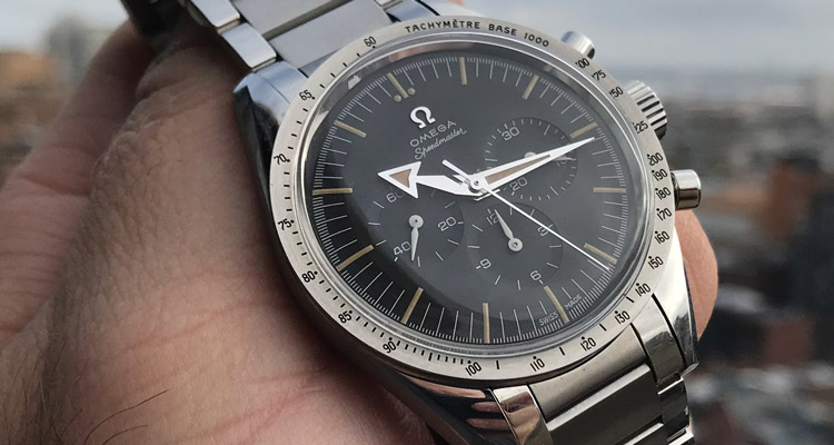 Omega Speedmaster 1957 Watch Subdials Closeup