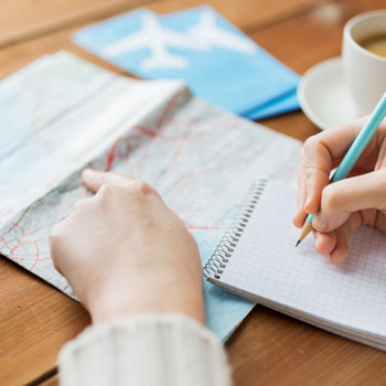 Planning Journey On Map