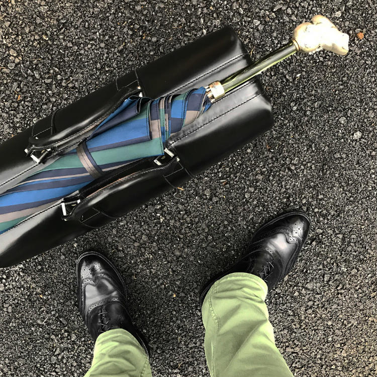 Custom Made Extra Large Leather Weekender Bag