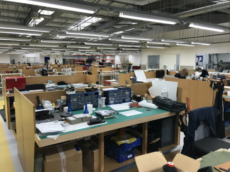 Leather workers desk