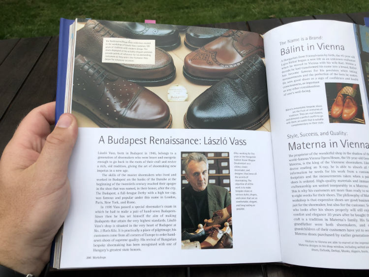 László Vass in his workshop