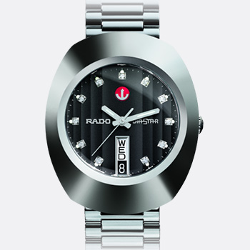 Rado DiaStar Watch Front View Silver