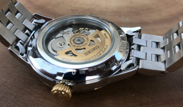 Seiko Presage Display Caseback