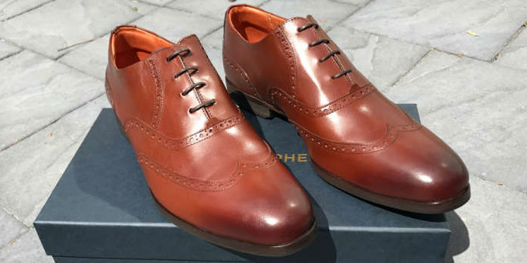 Senna Wingtip Brown Comfortable Dress Shoes