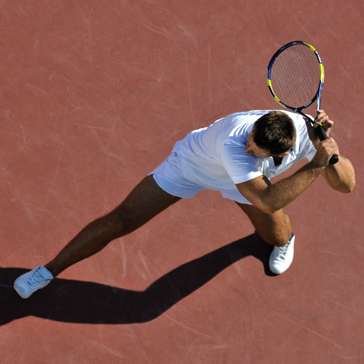 Tennis Player In Action