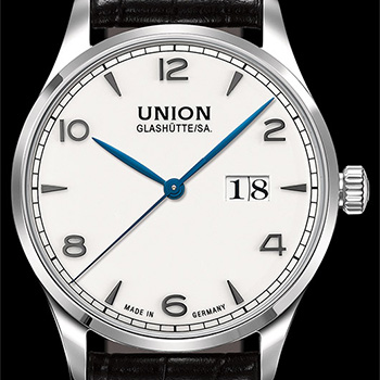 Union Glashutte Noramis Big Date Hands Detail