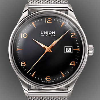 Union Glashutte Noramis Steel Black Dial