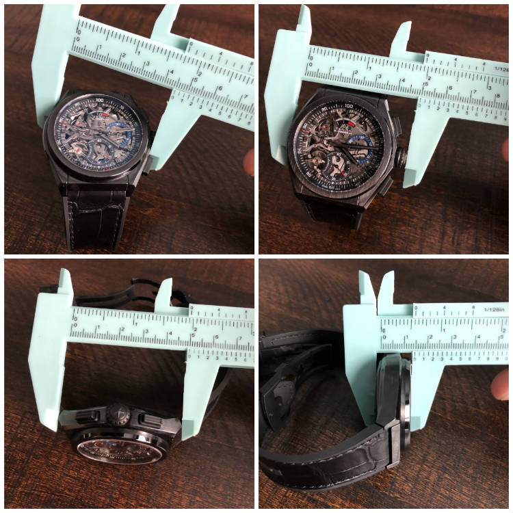Zenith Defy El Primero 21 - Case Measurements