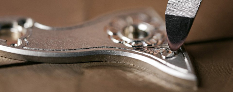 A Lange And Sohne Engraving Balance Cock