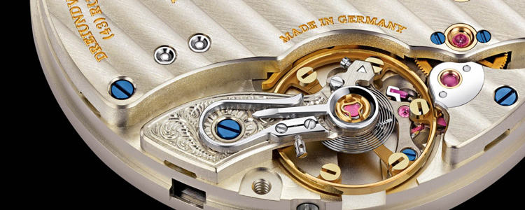 A Lange And Sohne German Silver Components