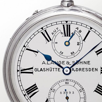 A Lange And Sohne Pocketwatch With Tracks