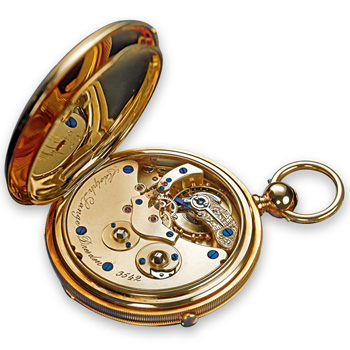 A Lange And Sohne Three Quarter Plate Pocketwatch