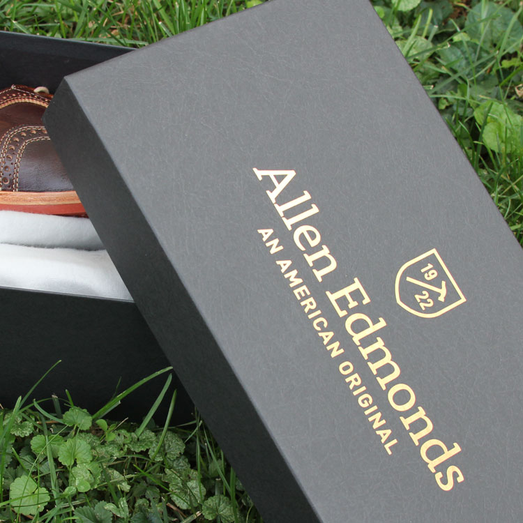 Allen Edmonds Strandmok Box Packaging