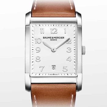 Baume And Mercier Hampton Brown Leather Strap