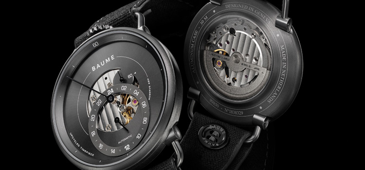 Baume Watch Front Back