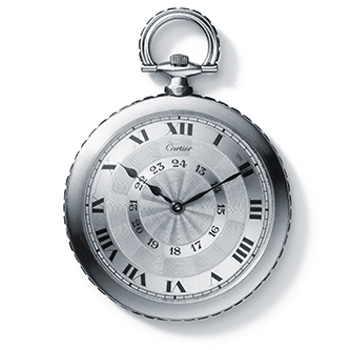 Cartier Platinum 1911 Pocket Watch