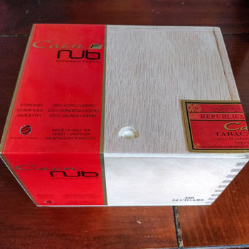 Nub Cain F Cigar Box