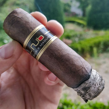 Nub Double Maduro Cigar first Third Notes
