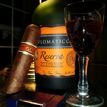 Nub Habano Cigar & Diplomatico Rum