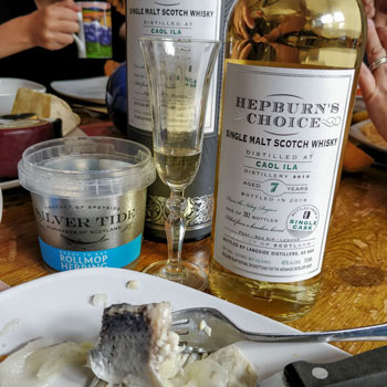Caol Ila Hepburn's Choice Single Malt Whisky & Herring