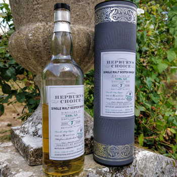 Caol Ila Hepburn's Choice Single Malt Whisky On Stone Wall