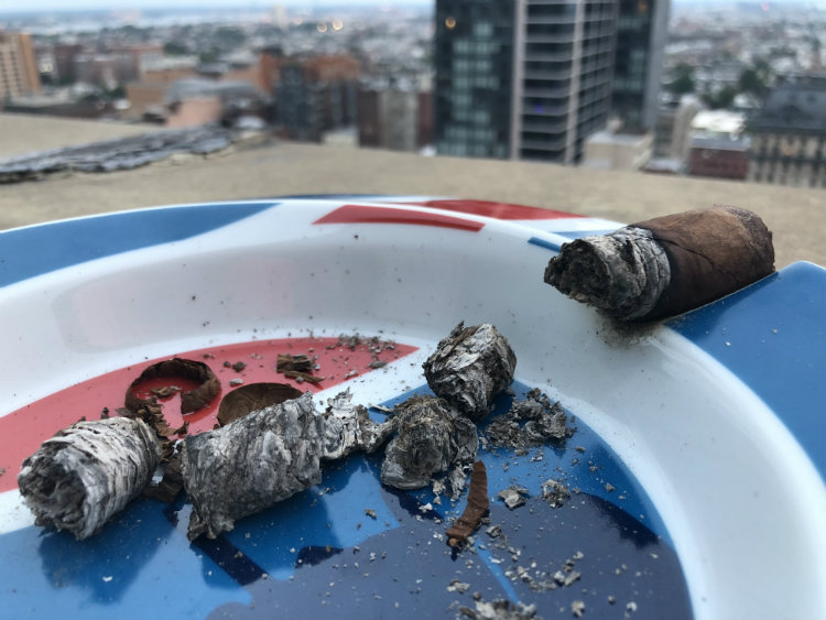 Final Third Of Camacho American Barrel Aged Cigar