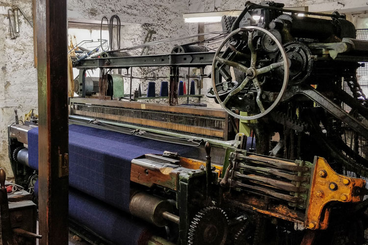 Islay Woollen Mill Old Mechanical Loom