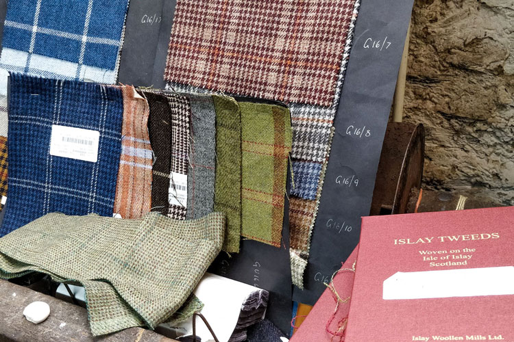 Islay Woollen Mill Tweed Samples & Swatches