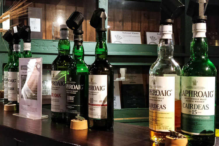 Lophroaig Whisky Tasting