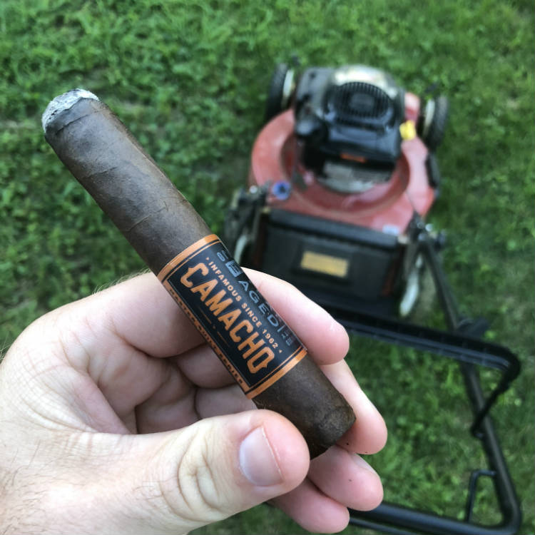 Paul Anthony holding Camacho ABA cigar