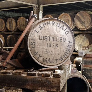 Prince Charles' Signature On Laphroaig Cask