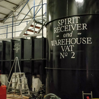 Tobermory & Ledaig Whisky Distillery Warehouse Vat