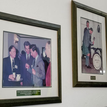 photos of Prince Charles Laphroaig visit