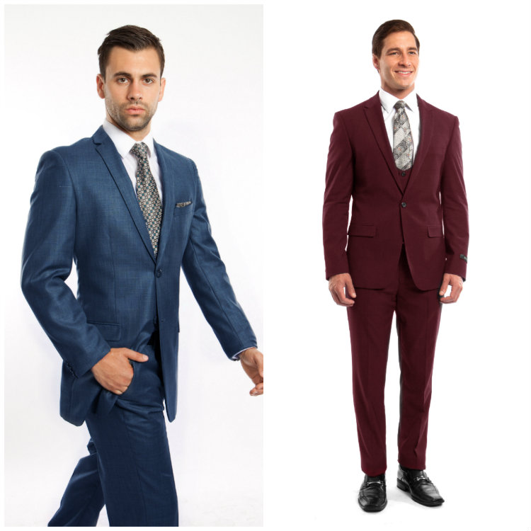 Apparel99 Blue and Burgundy Suits